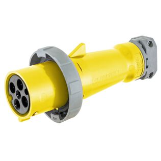 Hubbell Marine Pin & Sleeve Connector, 3P4W 100A 125/250V