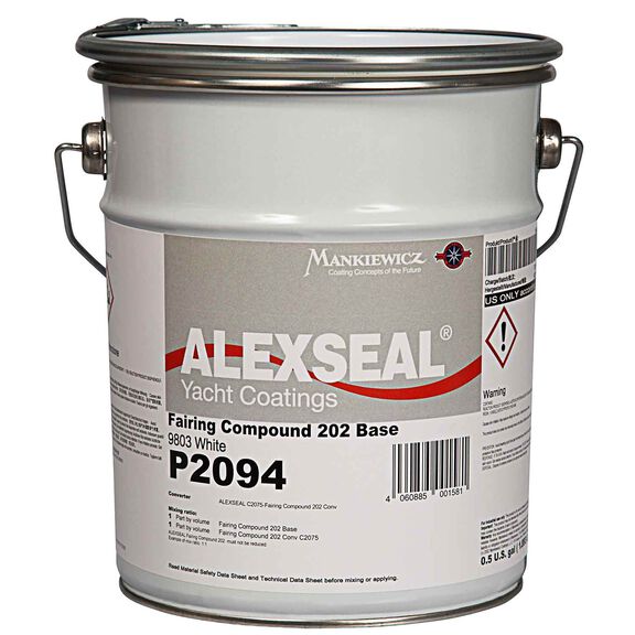 202 Fairing Base, White, 1/2 Gallon image number 0