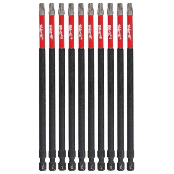 SHOCKWAVE&trade; 6" Impact Torx&reg; T30 Impact Driver Bit, 10 Pack image number 0