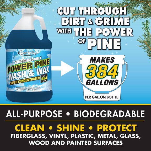 POWER PINE WASH & WAX GAL image number 3