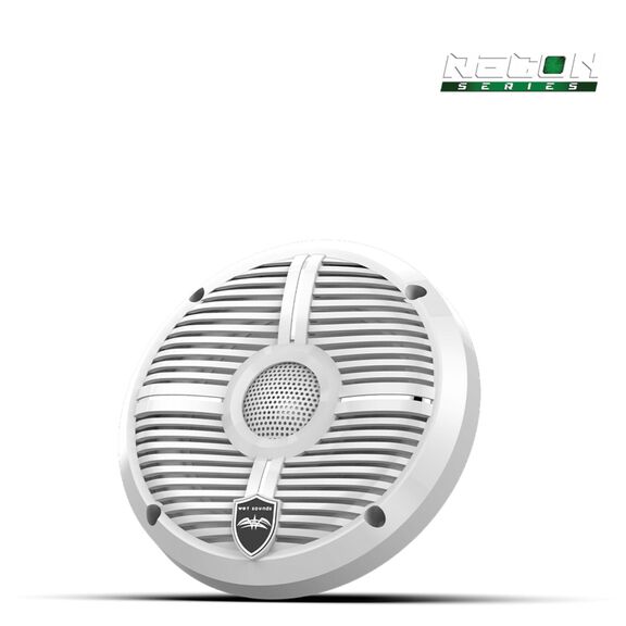 Wet Sounds RECON 6 XW-W RGB 6.5-inch High Output Component Style Coaxial Speakers with XW-White RGB Grilles image number 2