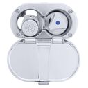 Trinidad Transom Shower Cold Only, Chrome Cup & Lid, Small Chrome Sprayer, 6' White Rubber Hose, Chrome Trinidad Handle image number 4