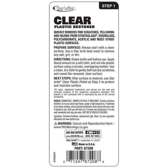 Clear Plastic Restorer image number 1