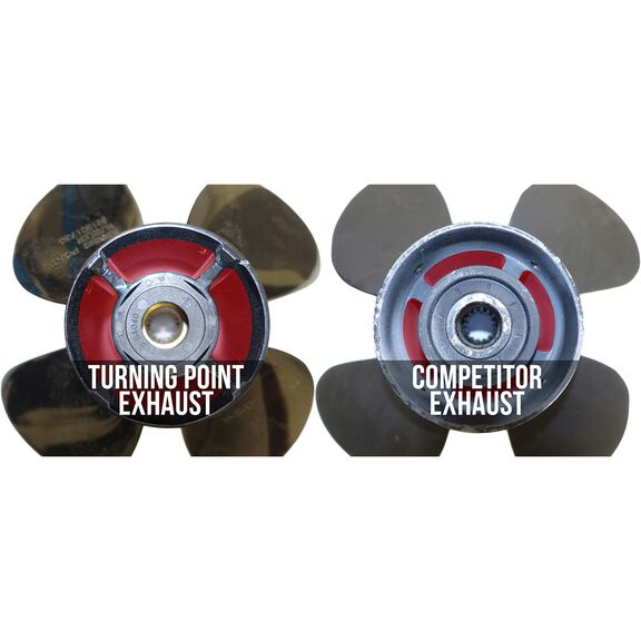 10 1/2" x 13" Hustler H1-1013 3-Blade, RH, Aluminum Propeller image number 2
