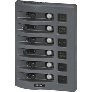 WeatherDeck&reg; Waterproof Circuit Breaker Panel, Six-Position