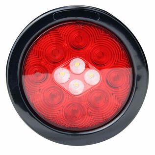 4" LED Round Stop/Tail/Turn Trailer Light with Integrated Backup Light