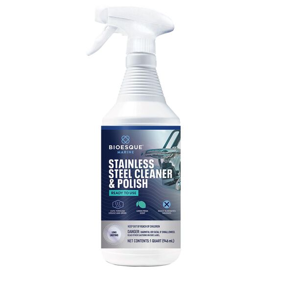 Marine Stainless Steel Cleaner & Polish, 1 Quart image number 0
