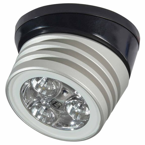 Zephyr LED Spreader/Deck Light, Brushed Black Base, White Non-Dimming image number 2