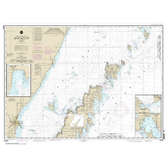 #14909 Upper Green Bay Jackson Harbor & Detroit Harbor image number 0
