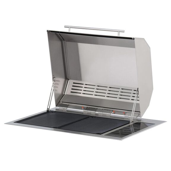 Texan Two Zone, Single Lid, Built-In Marine Electric Grill, 240V image number 1