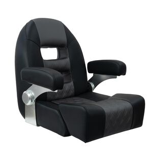 Console Helm Seat with Flip Up Bolster
