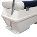 Wise DLX156-1904 DLX Pontoon Series 70 Quart Swingback Cooler Seat - White / Mariner Blue image number 6