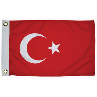 Turkey Courtesy Flag, 12" x 18"