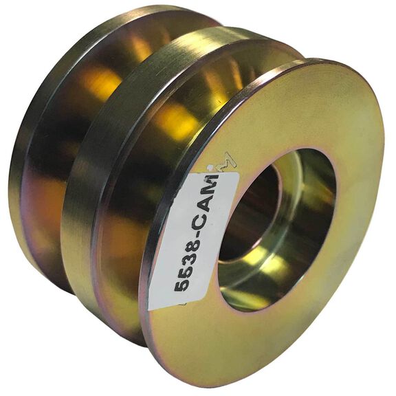 Dual Vee Pulley, 2.7" x 1/2" image number 0