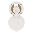 Recessed Shower Warm White Cup & Lid, Small Warm White Sprayer, 10' White Rubber Hose image number 4