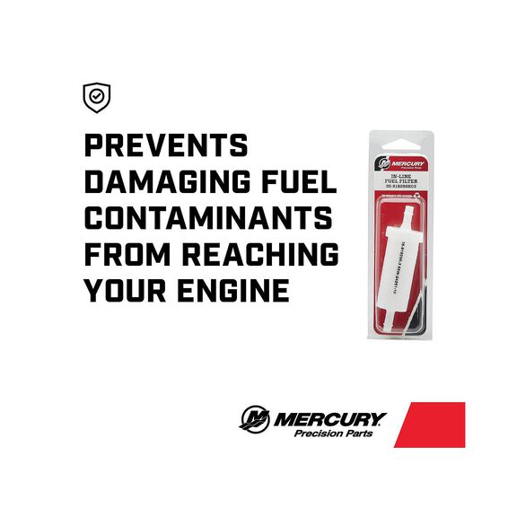Mercury In-Line Fuel Filter 816296K03 for Select Mercury and Mariner 8-15hp FourStroke Outboards image number 2