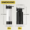 22 oz. MagicMount&trade; Flask, Black image number 3