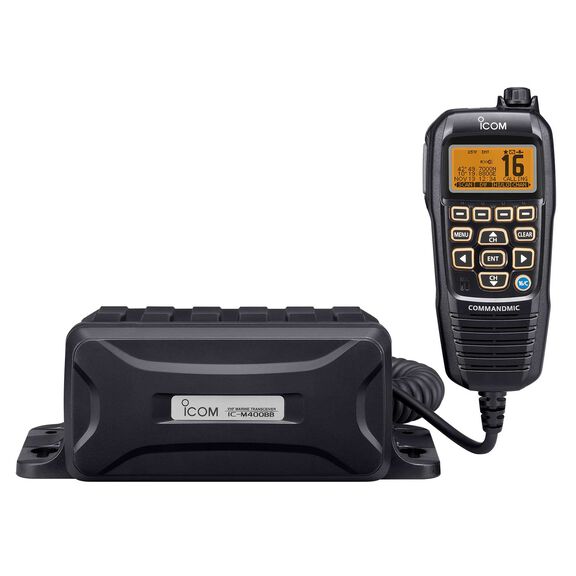 M400BB Black Box DSC VHF Radio with Black CommandMIC IV image number 0