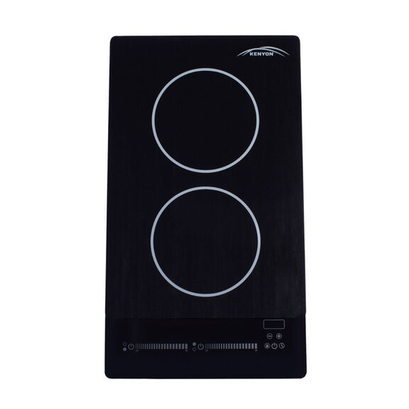 Bridge, Black, Two Burner Cooktop, Touch Control, Induction, w/Mat, Portrait, 120V image number 0