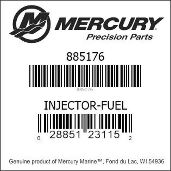 Fuel Injector 885176 image number 1
