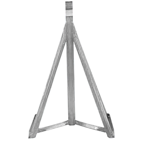 33" to 50" Galvanized Powerboat Stand, Base Only image number 0