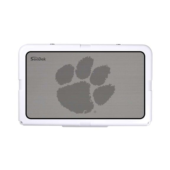 SeaDek Cooler Pad - Collegiate Collection - Fits RTIC 45 - Storm Gray / Black, Clemson image number 0