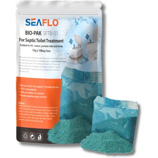 SEAFLO Bio-Pak RV Marine Holding Tank Deodorizer Drop-In Packets Pine Scent