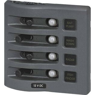 WeatherDeck&reg; Waterproof Circuit Breaker Panel, Four-Position