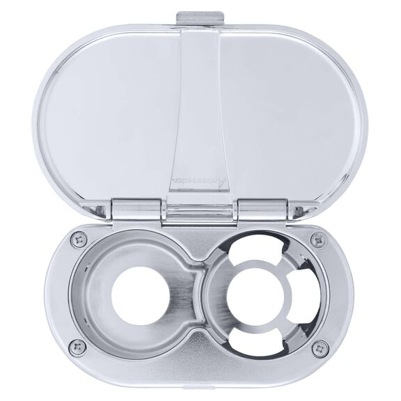 Transom Cup & Lid Set All Plastic Chrome image number 1
