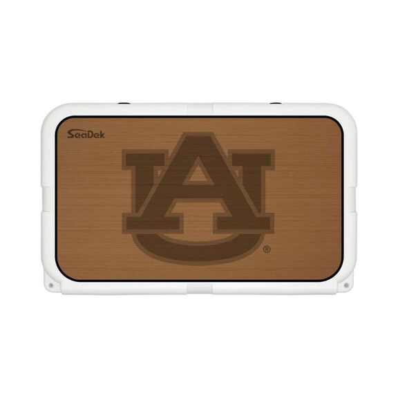SeaDek Cooler Pad - Collegiate Collection - Fits YETI Tundra 45 - Mocha / Black, Auburn University image number 0