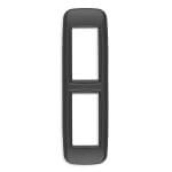 Vimar Eikon 20697.15 2-Module Round Panel Mount Cover Plate, Anthracite Matt image number 0