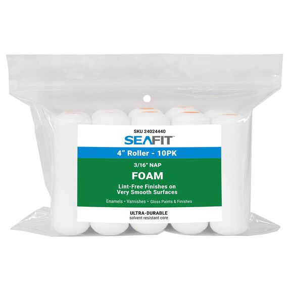 4" x 3/8" Nap Foam Mini Roller, 10-Pack image number 0