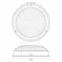 5 1/2" White Aluminum LED Dome Light, White image number 4