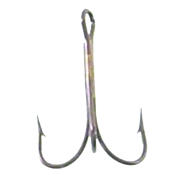 Classic Treble Hook, Bronze, Size 8, 25-Pack image number 0