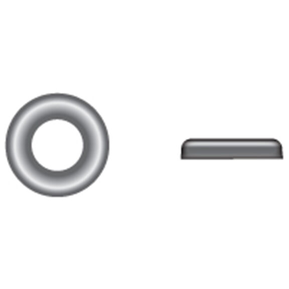 Stainless Steel Finish Washers image number 0