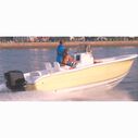 18'6" Styled-to-Fit Boat Cover for V-Hull Center Console Fishing Boats with High Bow Rails image number 2