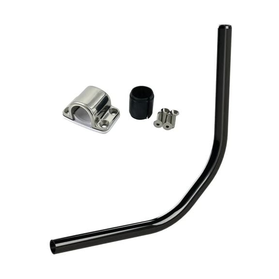 1-1/4" Light Bar for Closed Dome Radars - Black image number 0