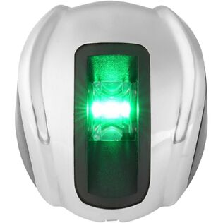 SEAFLO Vertical Deck Mount Starboard Navigation Light Green LED 2NM