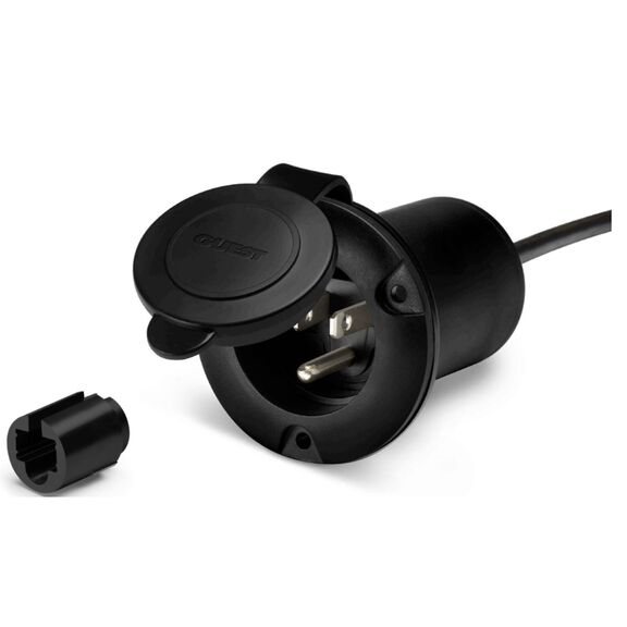 Universal AC Inlet Plug Holder, Black image number 0