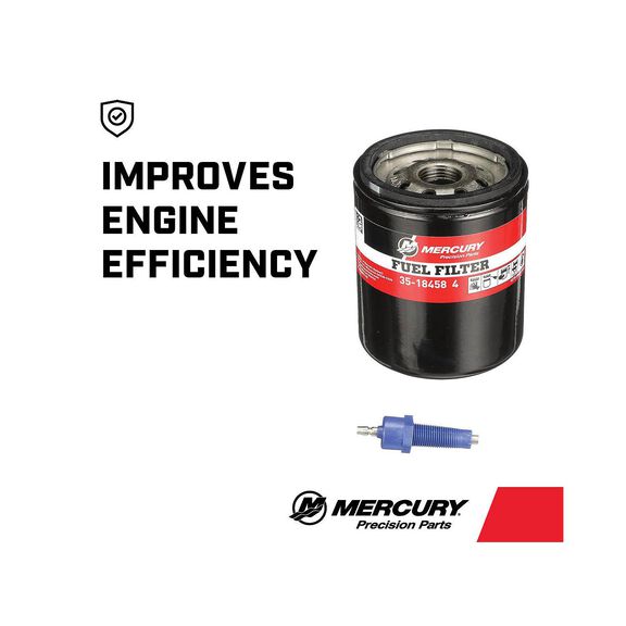 Water Separating Fuel Filter with Blue Sensor 18458T4 for 1996 and Newer Mercury and Mariner V6 EFI/DFI Outboards image number 1