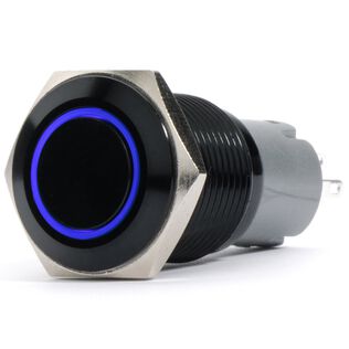 19mm Two Position Switch, Blue