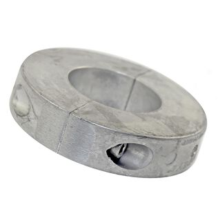 Euro Style Limited Low Clearance Zinc Shaft Anode, 1" ID, 2.36" OD, 0.6"H