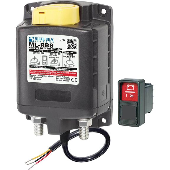 ML-RBS Remote Battery Switch with Manual Control Auto-Release, 24V image number 0