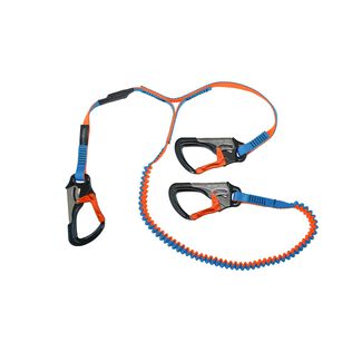 Spinlock Lightweight 3 Clip Safety Line, 1m Fixed Plus 2m Elasticated