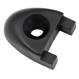 3/4" End Stop, Black
