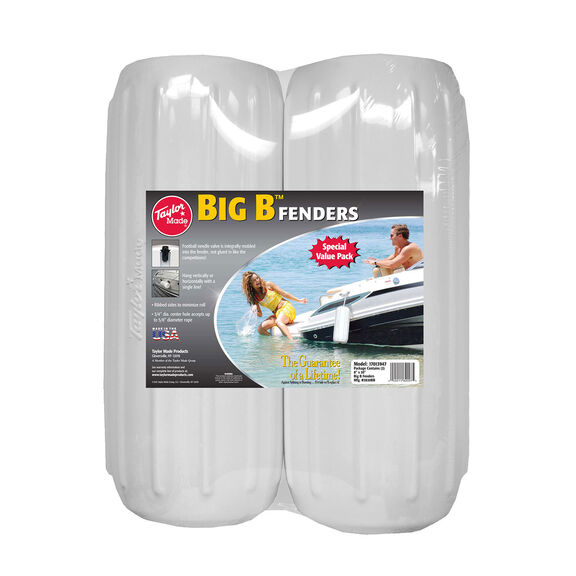 8" X 20" Big B&trade; Fender 2-Pack, White image number 0