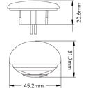SEAFLO 04 Series LED Oblong Courtesy Light, 12V, Warm White, IP67 image number 4