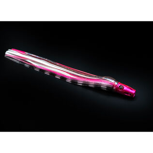 Small Pink Aluminum Jet Pink/White Rigged