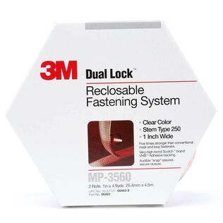 Dual Lock&trade; Reclosable Fastener, 1" x 5 yds.