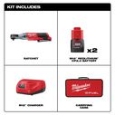 M12 FUEL&trade; 3/8" Ratchet 2 Battery Kit image number 1